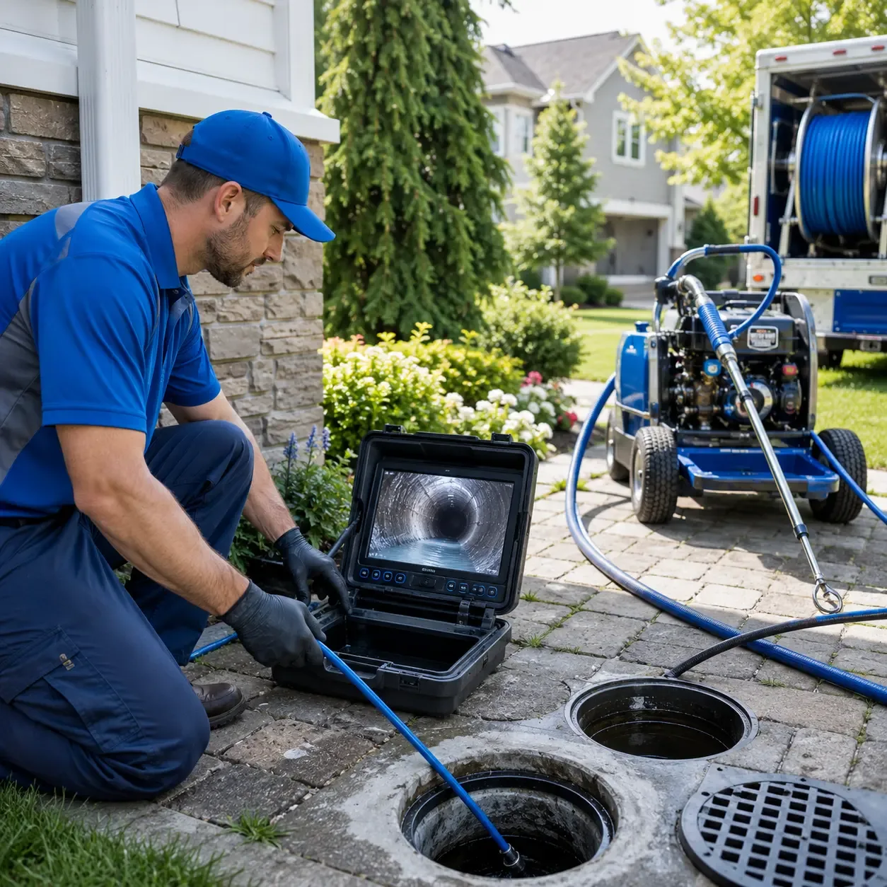 Outdoor drain cleaning professionals serving Washington Navy Yard, DC